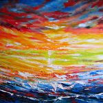 Sunset-Reflections-32x39-inches-Acrylics-on-canvas-750